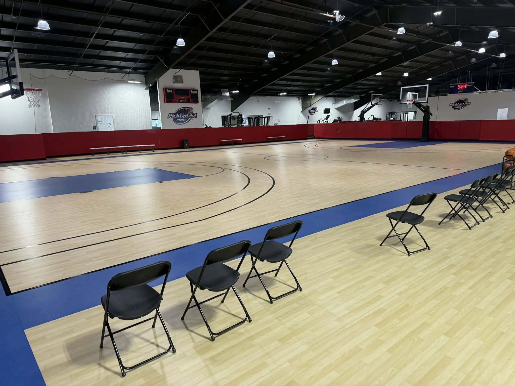 Basketball court inside KC Kingdom Courts